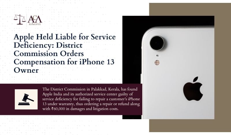 Apple Held Liable for Service Deficiency